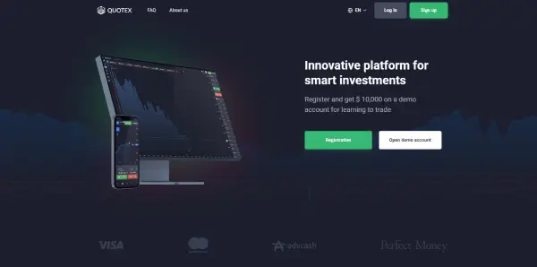 بروکر کوتکس | معرفی و بررسی جامع بروکر کوتکس Quotex 8 صفحه اصلی وبسایت بروکر کوتکس - معرفی و بررسی کارگزاری Quotex