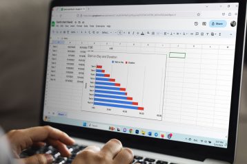 آموزش ساخت نمودار گانت در گوگل شیت