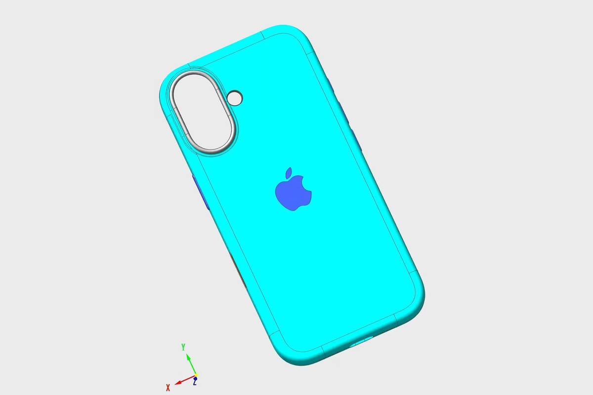 چیدمان عمودی دوربین؛ رندر جدید آیفون ۱۶ به شایعه عجیب دامن می‌زند