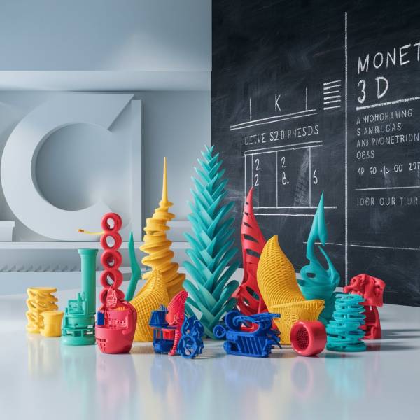 کسب درآمد از پرینتر سه بعدی