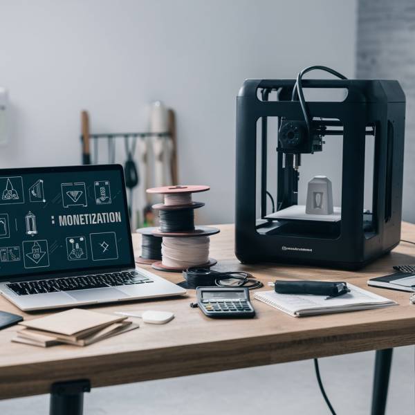 کسب درآمد با پرینتر سه بعدی از منزل