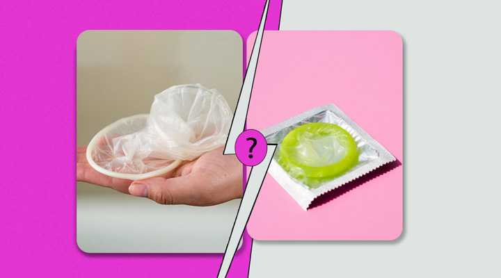 کاندوم زنانه؛ انواع، مزایا، معایب و روش استفاده_سمسون 6 تفاوت کاندوم زنانه و مردانه