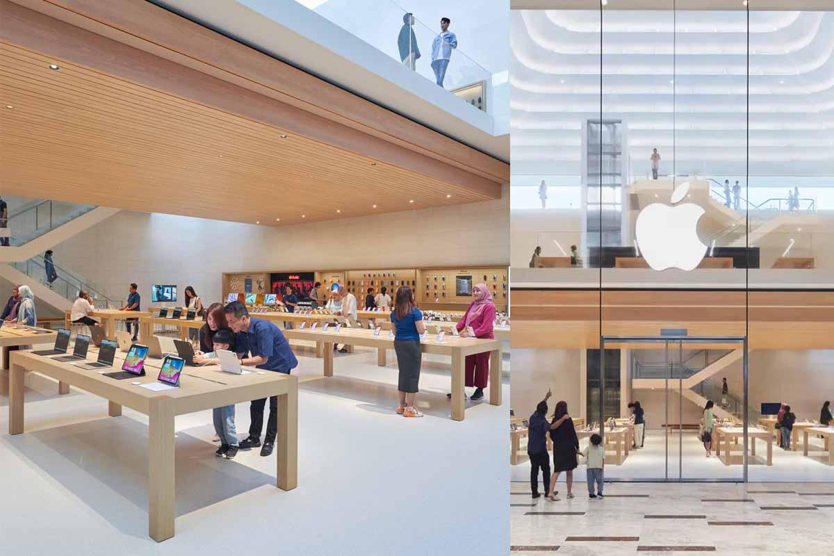 اپل استور کوالا لامپور؛ فروشگاهی هیجان‌انگیز با معماری مدرن