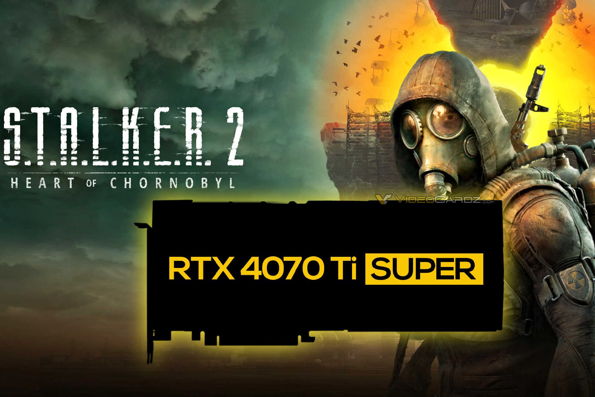مدل ویژه‌ کارت گرافیک RTX 4070 Ti SUPER با تم بازی STALKER 2 در راه است