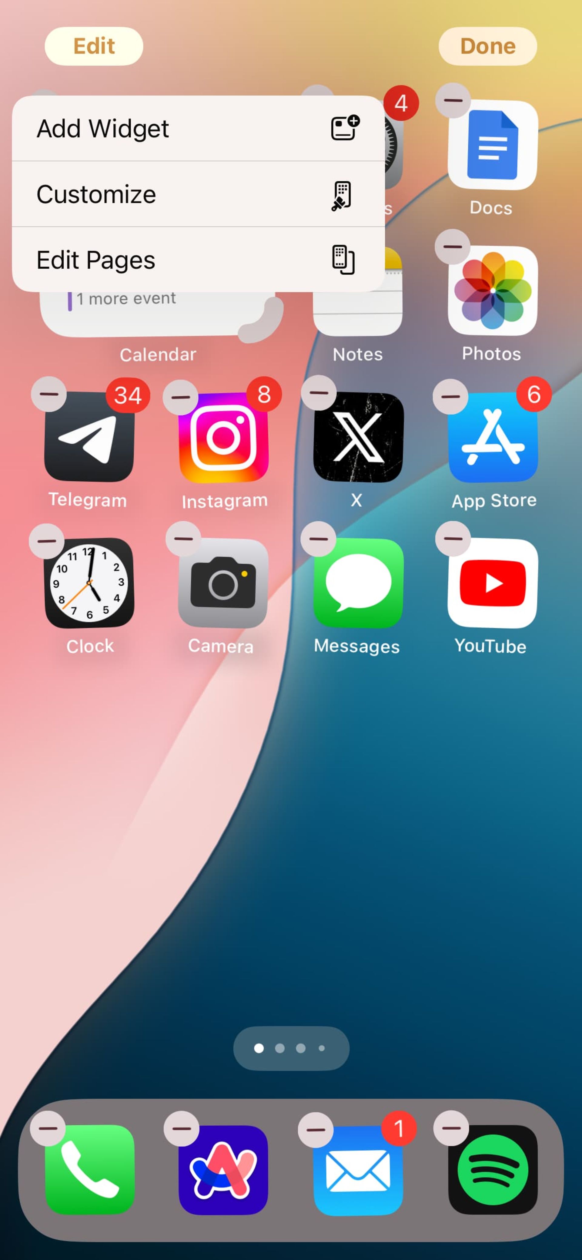 مرور iOS ۱۸: شخصیسازی گسترده هوماسکرین، کنترلسنتر و قفلشاشه بدون هوش مصنوعی اپل 3 گزینههای شخصیسازی iOS 18