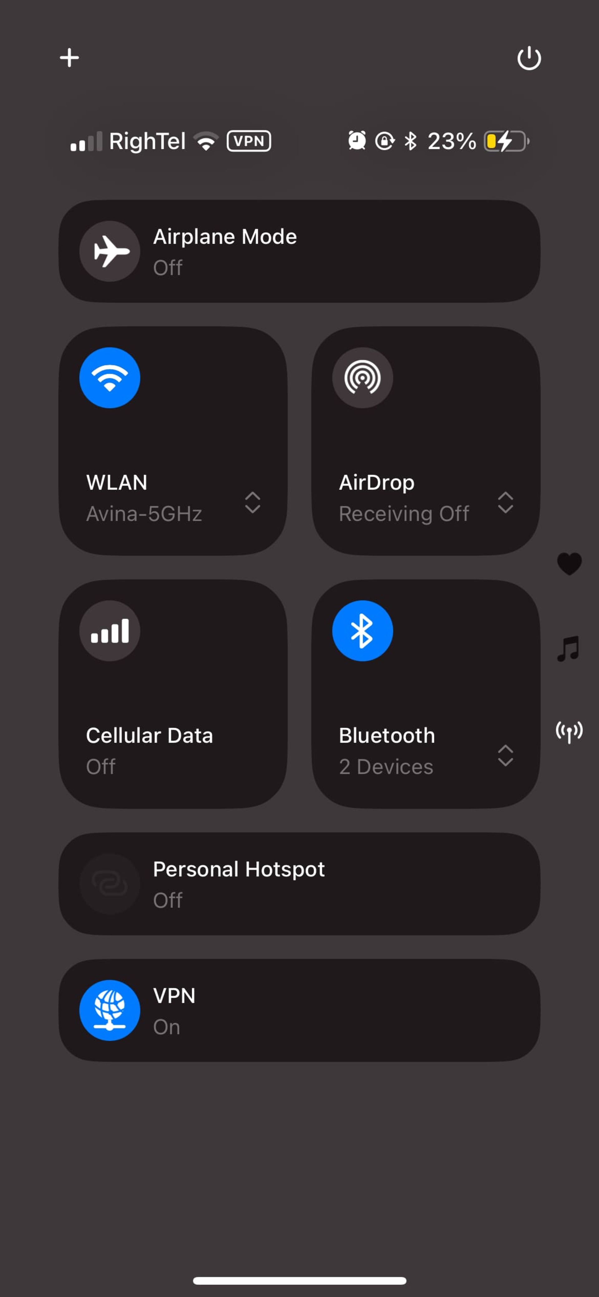 مرور iOS ۱۸: شخصیسازی گسترده هوماسکرین، کنترلسنتر و قفلشاشه بدون هوش مصنوعی اپل 10 بخش اتصالات در کنترل سنتر iOS 18