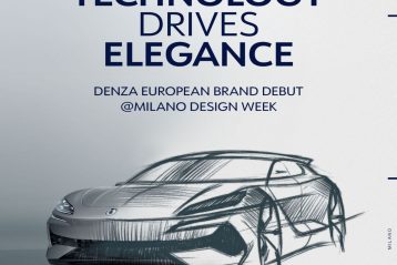 پوستر معرفی برند دنزا از سوی BYD در بازار اروپا