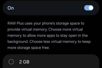 ویژگی RAM Plus گوشی سامسونگ