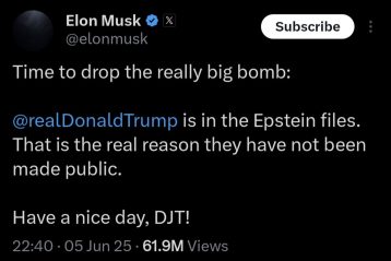 ادعای ایلان ماسک علیه ترامپ مبنی‌بر حضور در پرونده‌ی اپستین