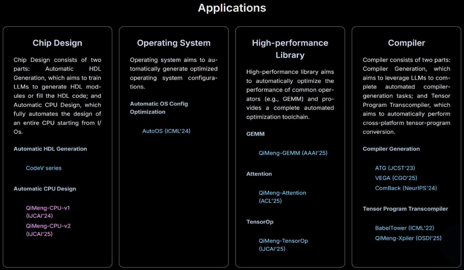 اطلاعات پردازنده QiMeng-CPU-v3