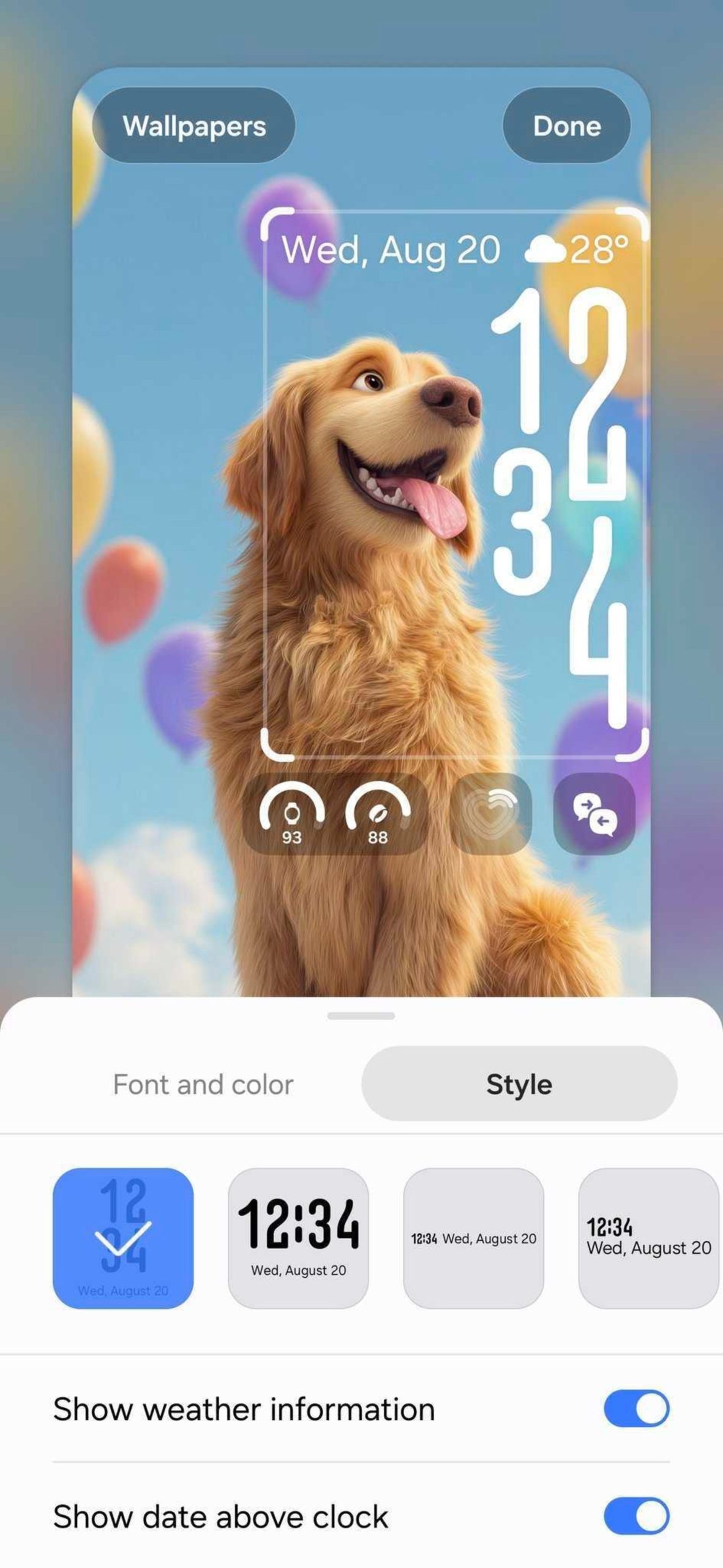 طراحی صفحه‌ی قفل گوشی سامسونگ در One UI 8