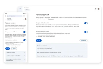 قابلیت به‌خاطرسپاری مکالمات در جمنای