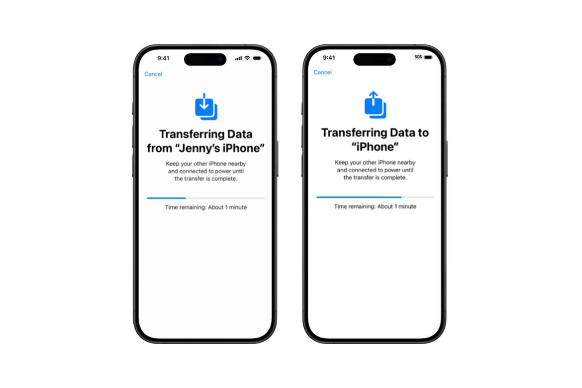 قدم دوازدهم انتقال داده بین آیفون قدیمی و آیفون جدید