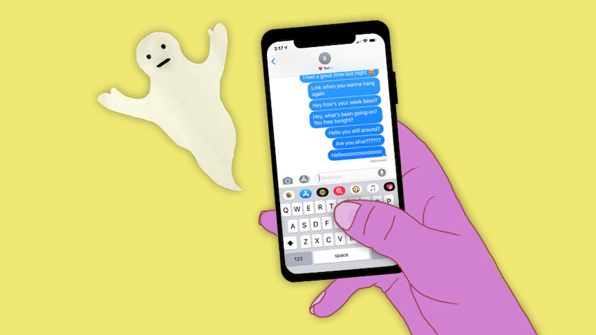 ناپدید شدن ناگهانی (گوستینگ) یا جواب رد داد: کدام بدتر است؟