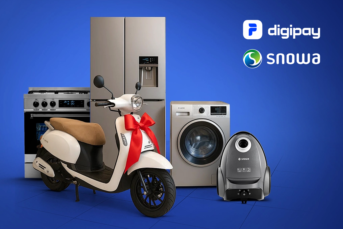 امکان خرید قسطی لوازم خانگی اسنوا با اعتبار دیجی‌پی فراهم شد