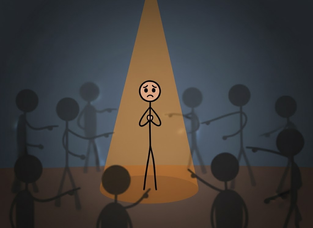 تاثییر اسپات لایت چیست و چرا دیگران آنقدر که فکر میکنید به شما دقت نمیکنند؟_سمسون 16 1761739660 823 تاثییر اسپات لایت چیست و چرا دیگران آنقدر که فکر